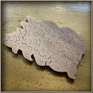 Mini – Birds and Heart Puzzle Back